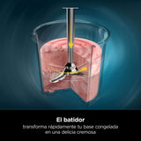 Ninja CREAMi Heladera multifunción, 1,4 l de capacidad, 3 tarrinas, 7 programas, Helado, Gelato, Sorbete, Smoothie bowl, Batido y más, en negro y plata, NC300EU