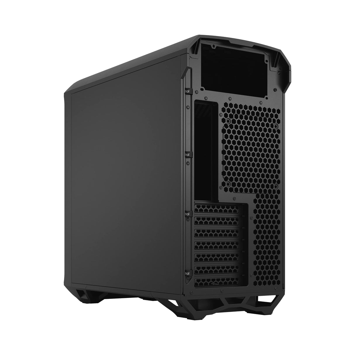 Fractal Design Torrent Compact Black - Solid Side Panel - Open Grille for Maximum Air Intake - Two 180mm PWM Fans Included - Type C - ATX Airflow Mid Tower PC Gaming Case