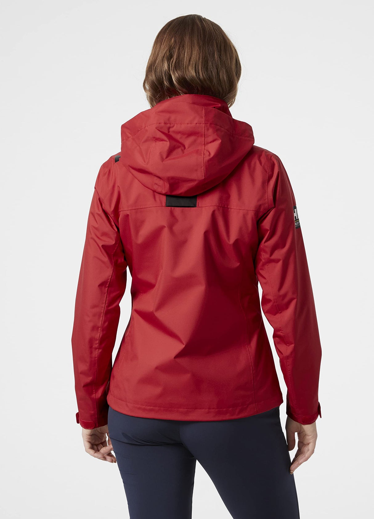 Helly Hansen W Crew Hooded Midlayer Jacket, Forro Polar Mujer, Rojo, M