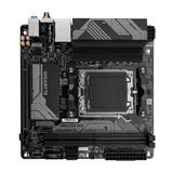 GIGABYTE A620I AX Placa base - Soporta CPUs AMD Ryzen 8000, VRM digital de 5+2+1 fases, hasta 6400MHz DDR5 (OC), 1xPCIe 4.0 M.2, Wi-Fi 6E, LAN 2.5GbE, USB 3.2 Gen 2