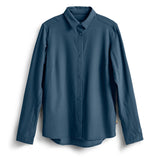 Fjäll Räven Sun Shirt Camiseta, Azul Marino, XXS Mujeres