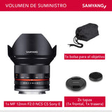SAMYANG 12MM F/2.0 NCS CS Sony E
