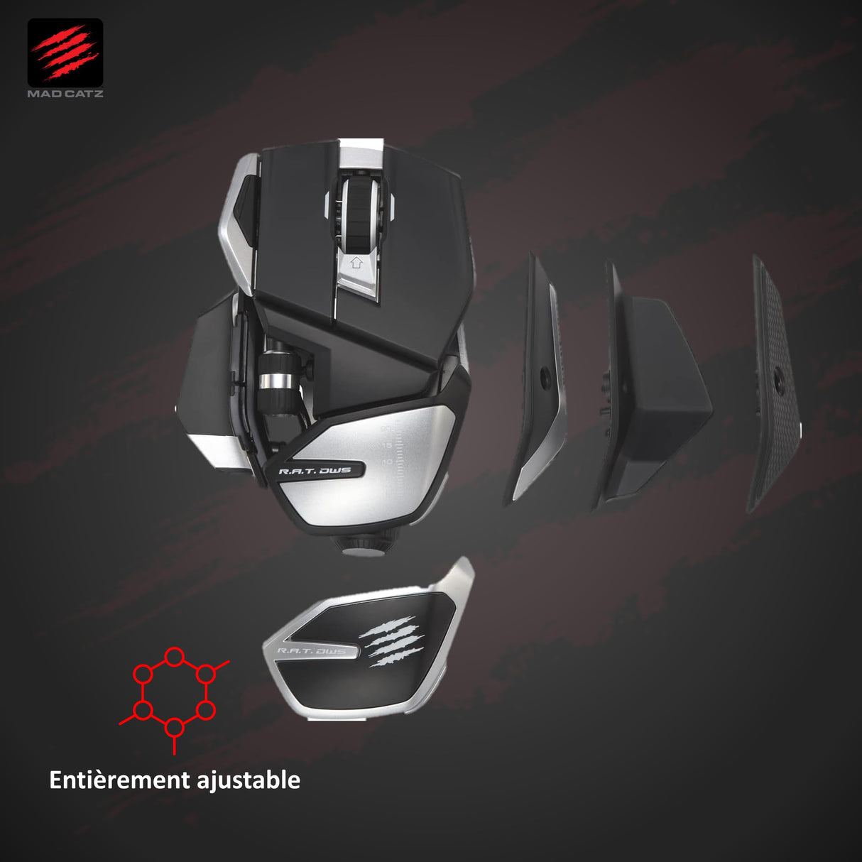 Madcatz R.A.T. Dws Dual Wirelessoptical Gaming Mouseblack [Importación alemana]
