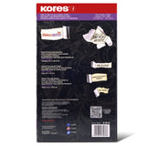 Kores - Papel de tatuaje - Hekto 216 - Papel de transferencia, plantilla con tinta morada para kit de tatuaje - No tóxico - Papel de plantilla de tatuaje - 21,5 x 36,8 cm - Caja de 100