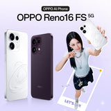 OPPO Reno16 FS 5G Smartphone 8+512GB 6500mAh 120Hz 50MP, Pop White