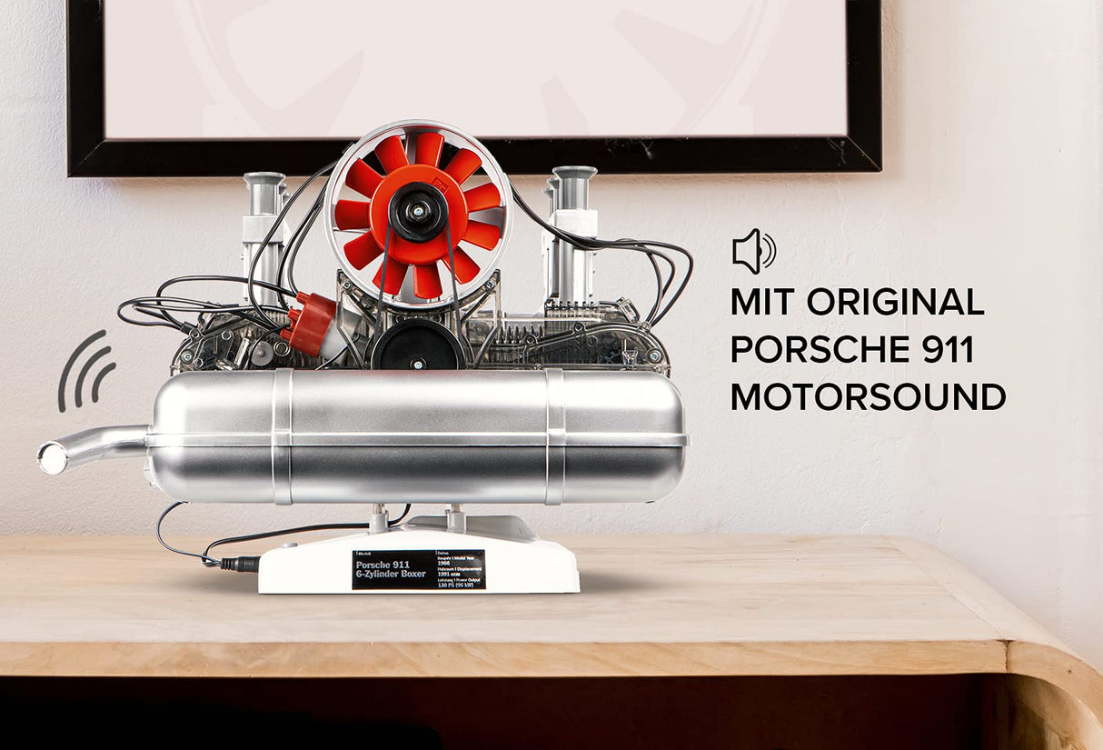 Porsche 911 Boxermotor: Bauen Sie Ihr eigenes klassisches luftgekühltes 6-Zylinder-Motormodell