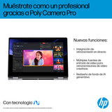 HP Omnibook X Flip - Ordenador portátil Convertible de 14" 3K OLED táctil (Ryzen AI 7 350, 32GB RAM, 1TB SSD, AMD Radeon 860M Graphics, Windows 11 Home) Silver - Teclado QWERTY Español