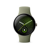 Google Pixel Watch 5 (45 mm) - Smartwatch - Pyrite Case/Olive Band, LTE