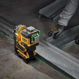 DEWALT - Láser de control remoto 18V MAX 3x360, Solo herramienta, No incluye batería ni cargador, DCLE34035B-XJ