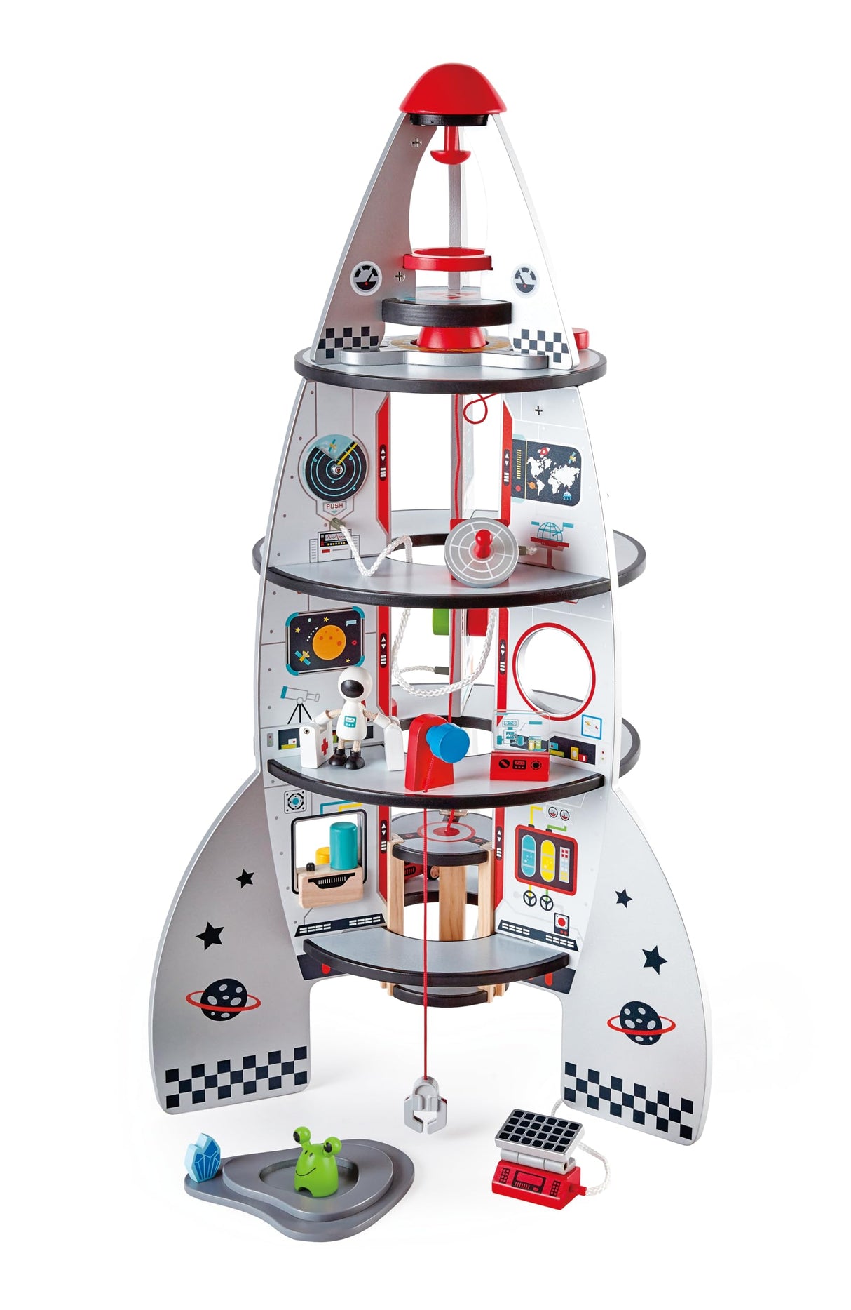 Hape - Cohete Espacial de Cuatro Pisos (Toynamics E3021)