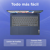 Lenovo IdeaPad 5 2-in-1 Gen 9 – Ordenador Portátil Convertible Táctil 14'' WUXGA (Intel Core i5-13420H, Intel UHD Graphics, 16 GB RAM, 512 TB SSD, Wi-Fi 6, Win 11 Home) Teclado QWERTY Español - Azul