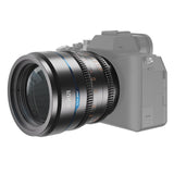 SIRUI Night Walker Lente de Cine con Enfoque Manual Set, 16mm, 75mm, Lente de Gran Apertura T1.2 con Montura S35 para X Montura Cameras, para X-H2/H2S, XT-4, XT-3,X-S10 (MS-2SXG, X Montura, Gris)