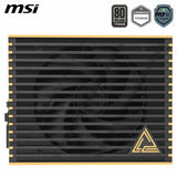 MSI Meg Ai1600T PCIE5 - Fuente de alimentación, 1600W, 80 Plus Titanium, ATX 3.1, PCIe 5.1 GPU Support, Dual-Native 12V-2x6, Cables con Conectores Dual-Color 12V-2x6, ATX PSU, Cable Trenzado