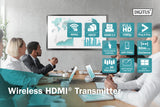 DIGITUS DS-55322 Click & Present Pro - Transmisor HDMI para ampliación - Unidad transmisora HDMI para DS-55317 - No requiere controladores - True Plug & Play - Negro