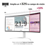 LG 40WP95CP-W -Monitor UltraWide Ultrapanorámico 39,7", 21:9, Nano IPS: (5120x2160), 300cd/m², 1000:1, DCI-P3>98%, HDMIx2, DPx1, USB-Cx1, USB-Ax2; HDR10, Modo PBP, Altavoces 2x10W, Color Blanco