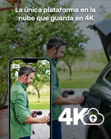 Arlo Ultra 3, Cámara de Vigilancia Exterior WiFi 4K UHD, Reconocimiento por IA, Vsión Nocturna a Color, Audio bidireccional, Funciona con Alexa, Prueba de Secure App incluida, 2 Cámaras + Smarthub