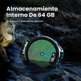 Amazfit Cheetah 2 Ultra Reloj Inteligente GPS 47mm, Cristal Zafiro, Caja Titanio, Batería 30 días, Linterna, Almacenamiento 64 GB, NFC, Mapas,+180 deportes y HYROX, Smartwatch para Android e iPhone