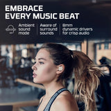 HyperX Cirro Buds Pro - Auriculares gaming true wireless, inalámbricos con ANC, bluetooth 5.2, baja latencia, batería 35h, color arena