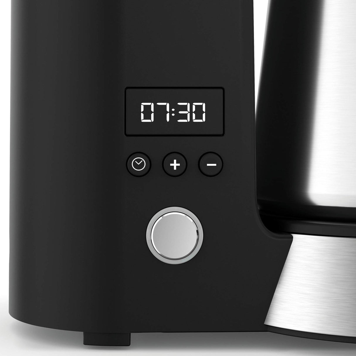 WMF Kitchenminis - Cafetera Aroma de goteo con termo, cafetera de filtro para hasta 5 tazas de café, vaso térmico 350 ml, programa antical, indicador agua, display digital, filtro extraible, 760 W