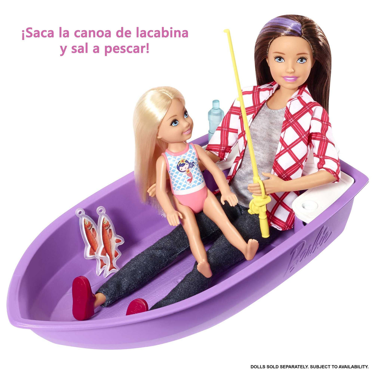 Barbie Caravana DreamCamper 3 en 1, Aprox. 1m; Autocaravana transformable con Piscina, camioneta, Barca y 50 Accesorios; para niñas y niños + 3 años, GHL93