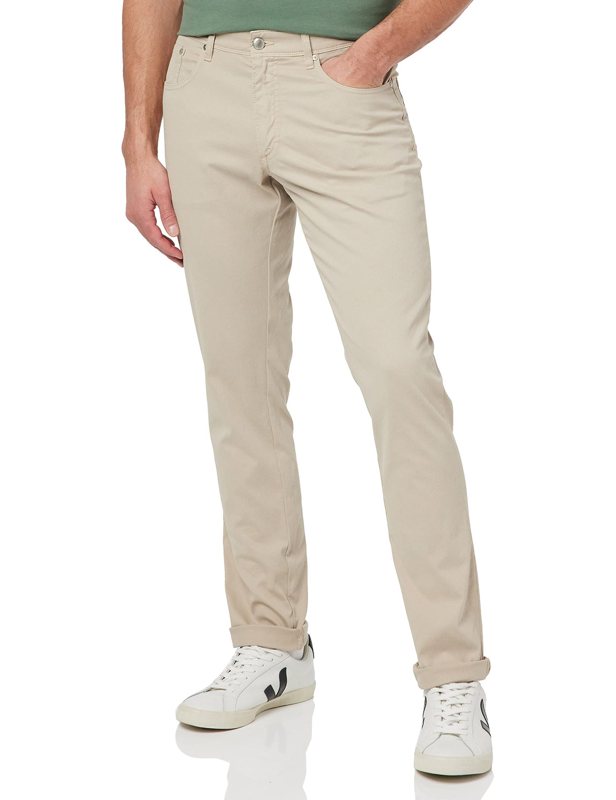 Hackett London Texture 5 Pkt Pantalones, Pardo, 40W x 32L para Hombre