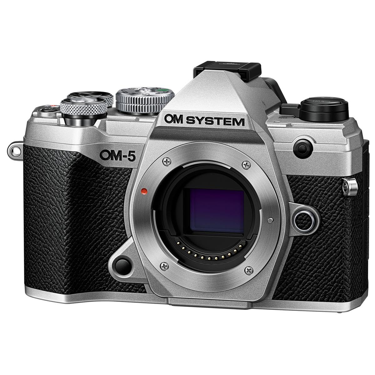 OM SYSTEM Cámara sin Espejo OM-5, Color Plateado