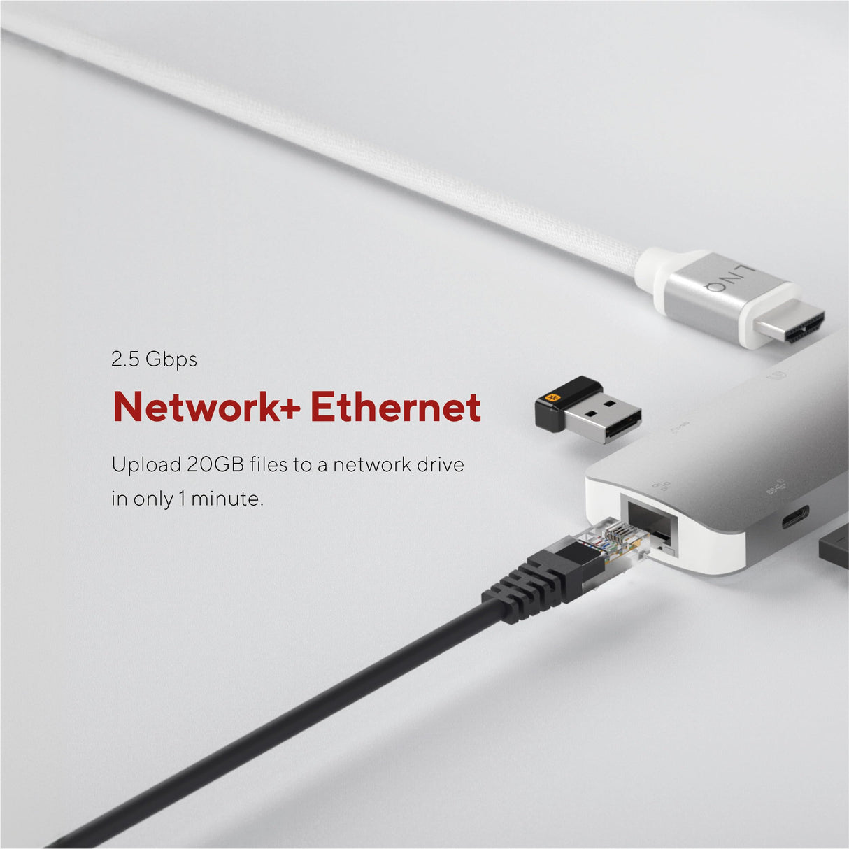 LINQ 8 en 1 Pro USB-C Multipuerto Hub 140W