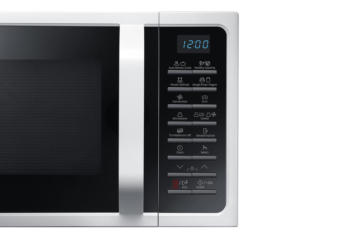 Samsung SmartOven MC2BH5015AW/ET - Horno de microondas combinado (cocina ventilada, Fresh Menu, microondas + parrilla 900W + 1500W, 28L, 52 L x 31 h x 47 cm, color blanco