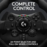 Logitech G923 Volante y Pedales de Carrera para PS5, PS4 y PC, Uk Inglés Enchufe de alimentación, Tipo G, Negro