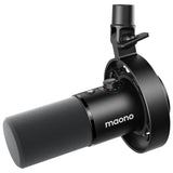 MAONO Micrófono PD300X para Podcast, Micro Profesional XLR/USB, Hi-FI 192 kHz/24 bits, reducción de Ruido, Software Link, para podcasting y grabaciones de Voz en Estudio