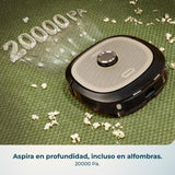 Cecotec Robot Aspirador y Friegasuelos con Estación Autovaciado, IA y Láser Conga Z100 X-Treme. Navegación Láser e Inteligencia Artificial, 20000Pa, Fregado Profesional, Mopa Bimaterial XXL