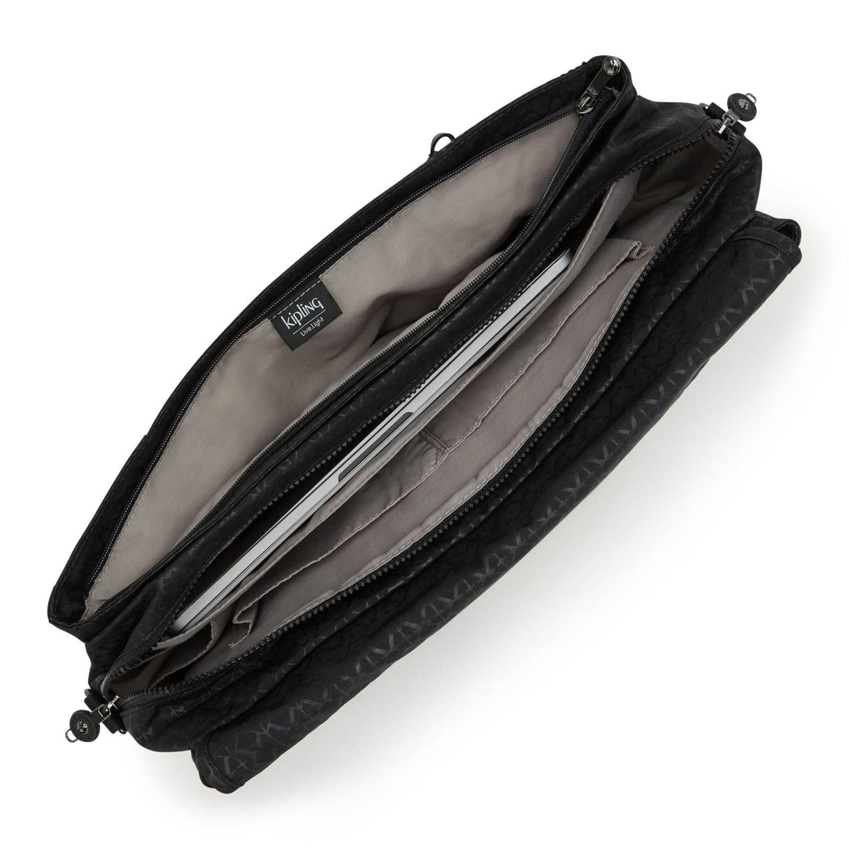 Kipling Superworker Messenger Bag, Signature Emb (Negro)