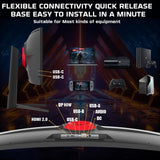 Twisted Minds Monitor para Gaming, Pantalla de 49 Pulgadas Fast IPS - Resolución 5120 x 2880 FHD, frecuencia actualización 75 Hz, relación Aspecto 16:9, Tiempo Respuesta 1 ms - Negro (TM492K75IPS)