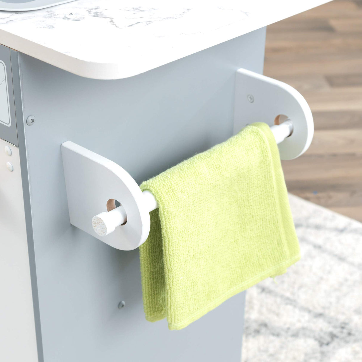 KidKraft Cocina de Juguete Uptown Elite de Madera para niños con Luz y Sonido y Dispensador de Cubitos de Hielo, Juguetes niños 3+ años (53437) Exclusivo en Amazon