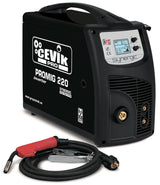 CEVIK PRO CE-PROMIG220 - Soldador Inverter FLUX/MIG/TIG/MMA - 220A 20% - 230V - Hilo hasta 1mm - Electrodos hasta 3.25mm - LCD - Incluye Antorcha MIG MT15, cable, pinza masa