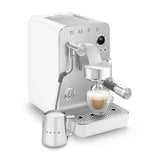 SMEG EMC02WHMEU, Cafetera espresso minipro Collezione, White (matte)
