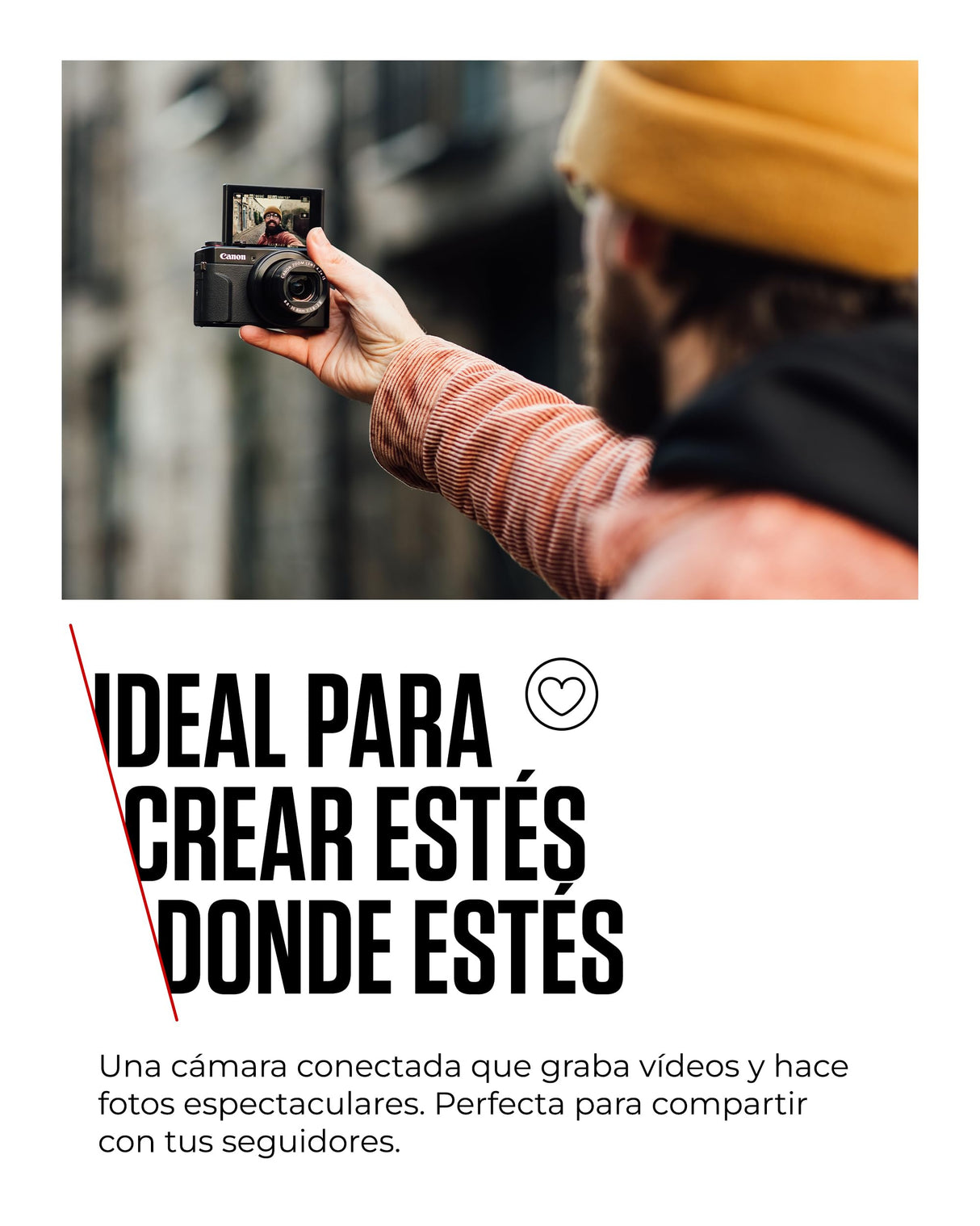 Canon PowerShot G7 X Mark III (Negra) - Cámara Digital Compacta con Sensor de 1 Pulgada y Grabación en 4K - Ideal para Ambientes con Poca Luz - Wi-Fi y Bluetooth - Ideal para Crear Estés Donde Estés