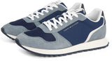 Tommy Hilfiger Runner Sneaker Hombre New Eva Mix Calzado Deportivo, Multicolor (Sport Navy), 42