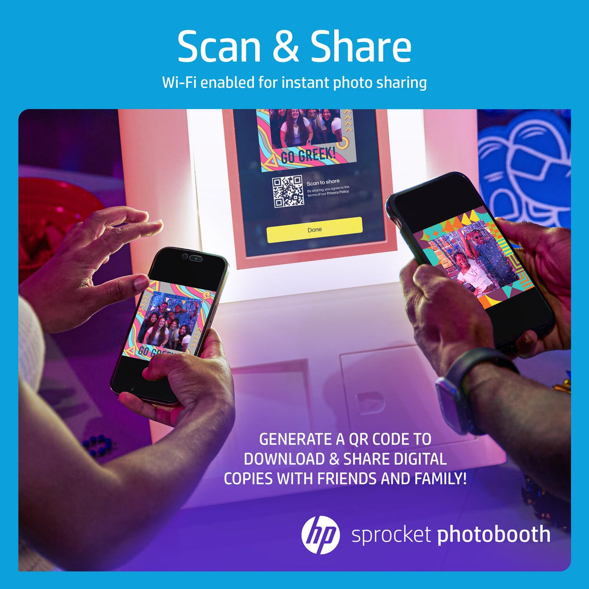 HP Sprocket Cabina fotográfica Impresora instantánea de Color (Rosa) + Papel Zink (100 Hojas) + Alfombra roja (1)