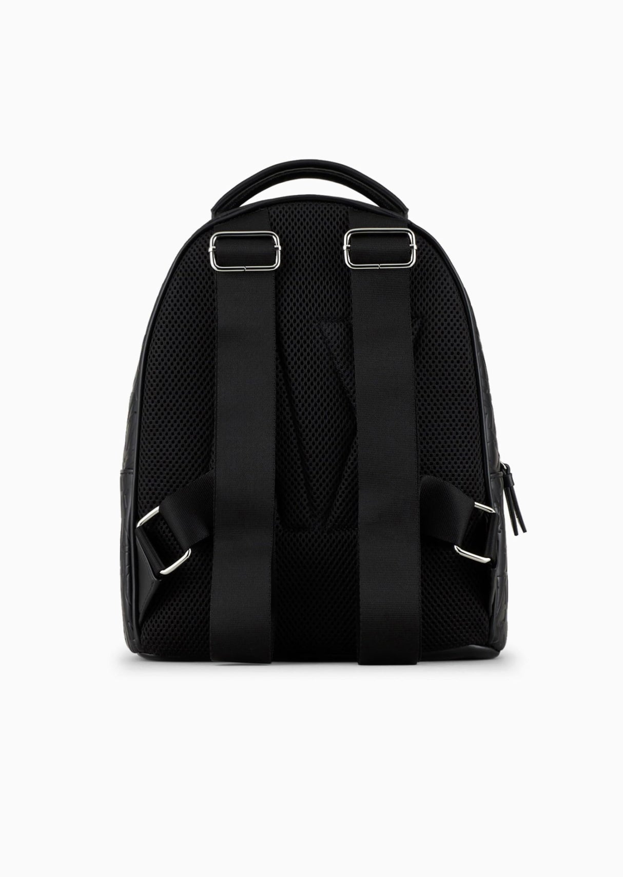 Armani Exchange Essential, Liz, Big Zipped Frontal Pocket, Logo Pattern, Bolsos para Mujer, Negro (Black), Talla única