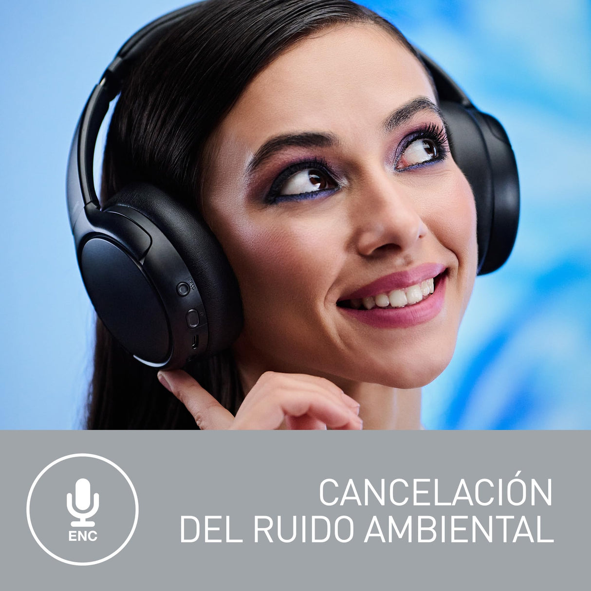 Panasonic M600, Auriculares inalámbricos con Cancelación Activa de Ruido Híbrida, Diseño Giratorio Supraaural, Bluetooth 5.3, Micrófono Integrado, hasta 65 Horas De Reproducción, Blanco, RB-M600BE-C