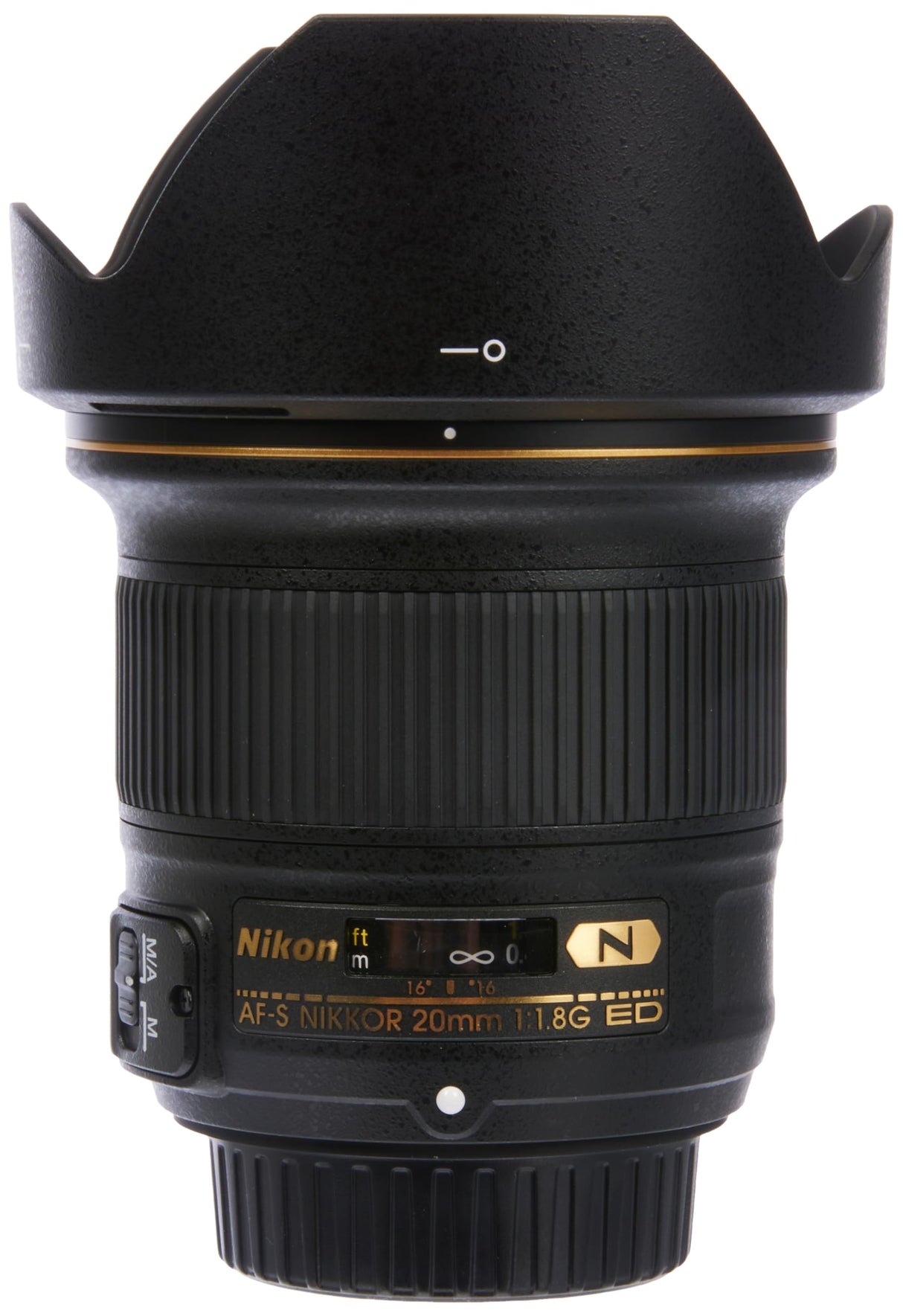 Lente Nikon Nikkor AF-S 20mm F / 1.8G ED, Negro [Nikon Tarjeta: 4 años de garantía]