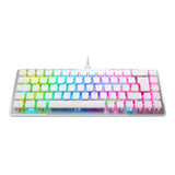 Turtle Beach Vulcan II Mini - 65% Teclado óptico mecánico para Juegos con iluminación RGB Personalizable, tecnología duplicadora de Teclas, Placa de Aluminio, Color Blanco