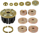 KS Tools 440.0650 Herramienta universal para montaje y desmontaje de rodamiento de rueda atornillado y compacto, 33 pzs