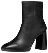 Geox D Teulada C, Bota de Tobillo Mujer, Negro, 36.5 EU