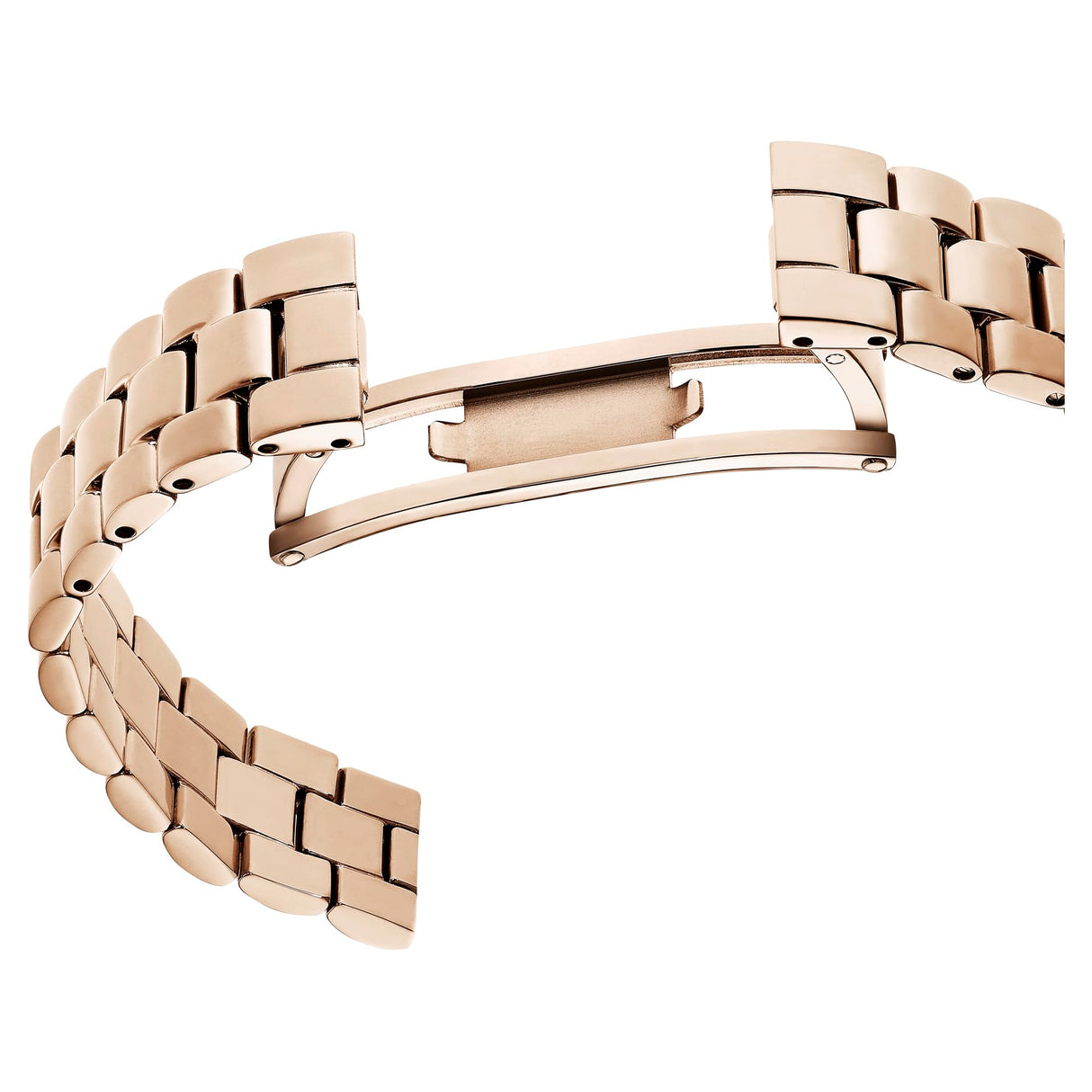 Swarovski Reloj Certa, Fabricado en Suiza, Brazalete de Metal, Tono Dorado, Acabado Tono Oro champán