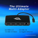 OWC Mini Base Thunderbolt 3 con HDMI 2.0, Ethernet, USB