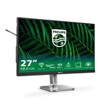 Philips 27B2G5500 Monitor 27" QHD, WLED, 100Hz, IPS, 4 ms GtG, Adaptive Sync., TUV EyeSafe, Altavoces, Altura Ajustable (2560x1440, 2X HDMI 2.0, 1x DP 1.4, USB-Hub) Gris Oscuro