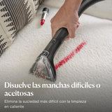 BISSELL SpotClean ProHeat Advanced, Aspiradora de agua tapiceria, limpia tapicerias multisuperficie compacta, Potente 1125W, Sistema triple limpieza profunda para manchas difíciles, Con cable, 3924N