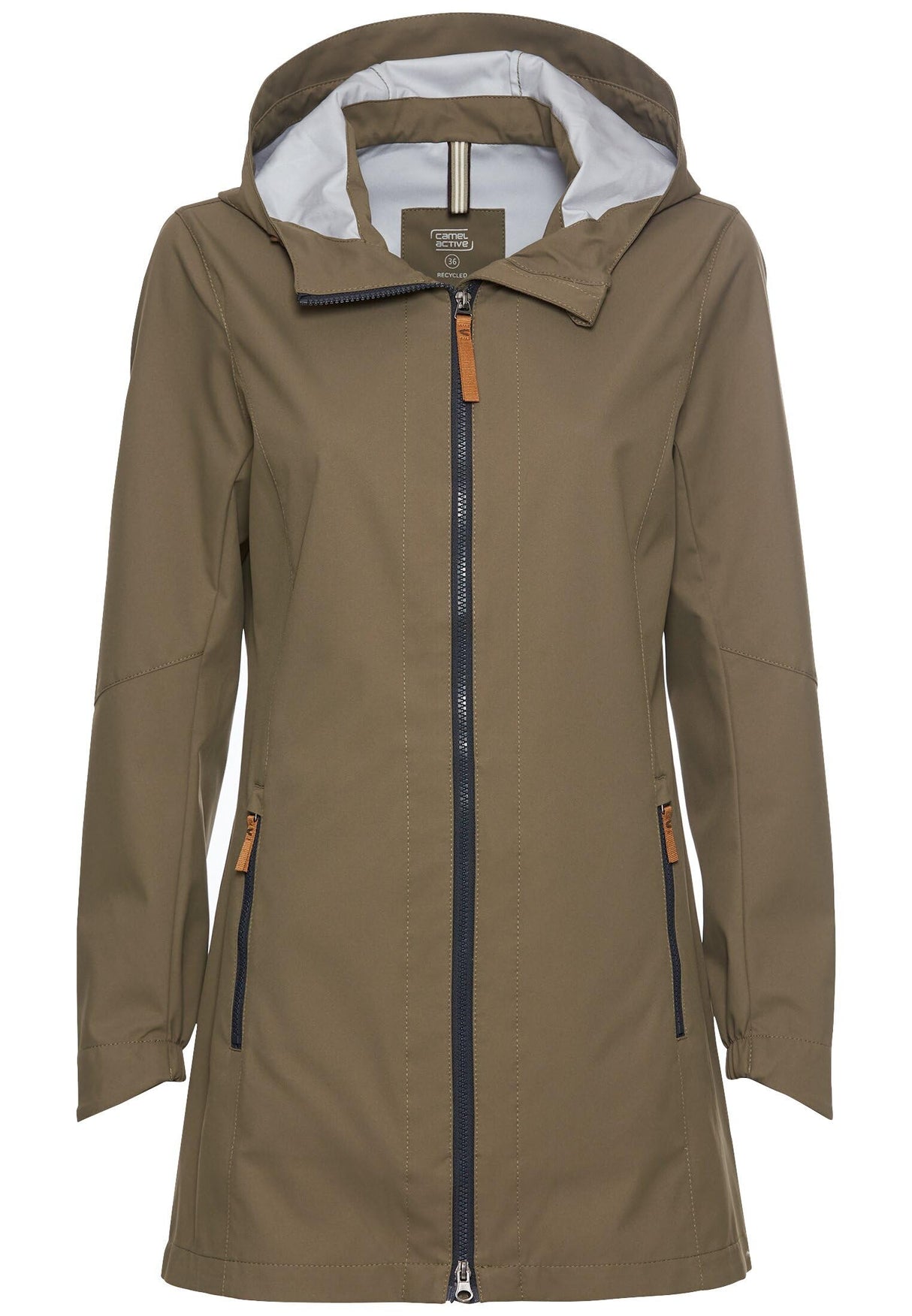 camel active 320490-5r25 Chaqueta, Caqui, 36 Mujeres